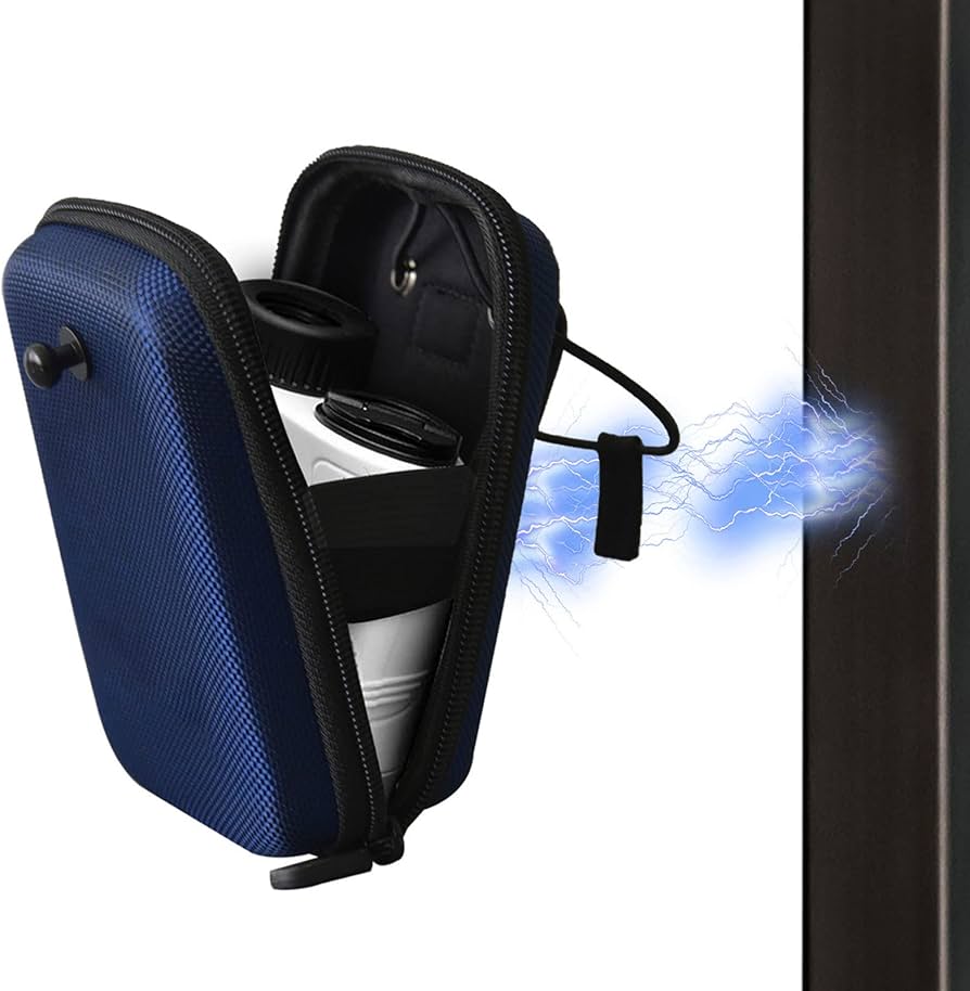 ゴルフ距離計ハードケースEVA1680D防水耐衝撃2WAYベルト取付小型D20