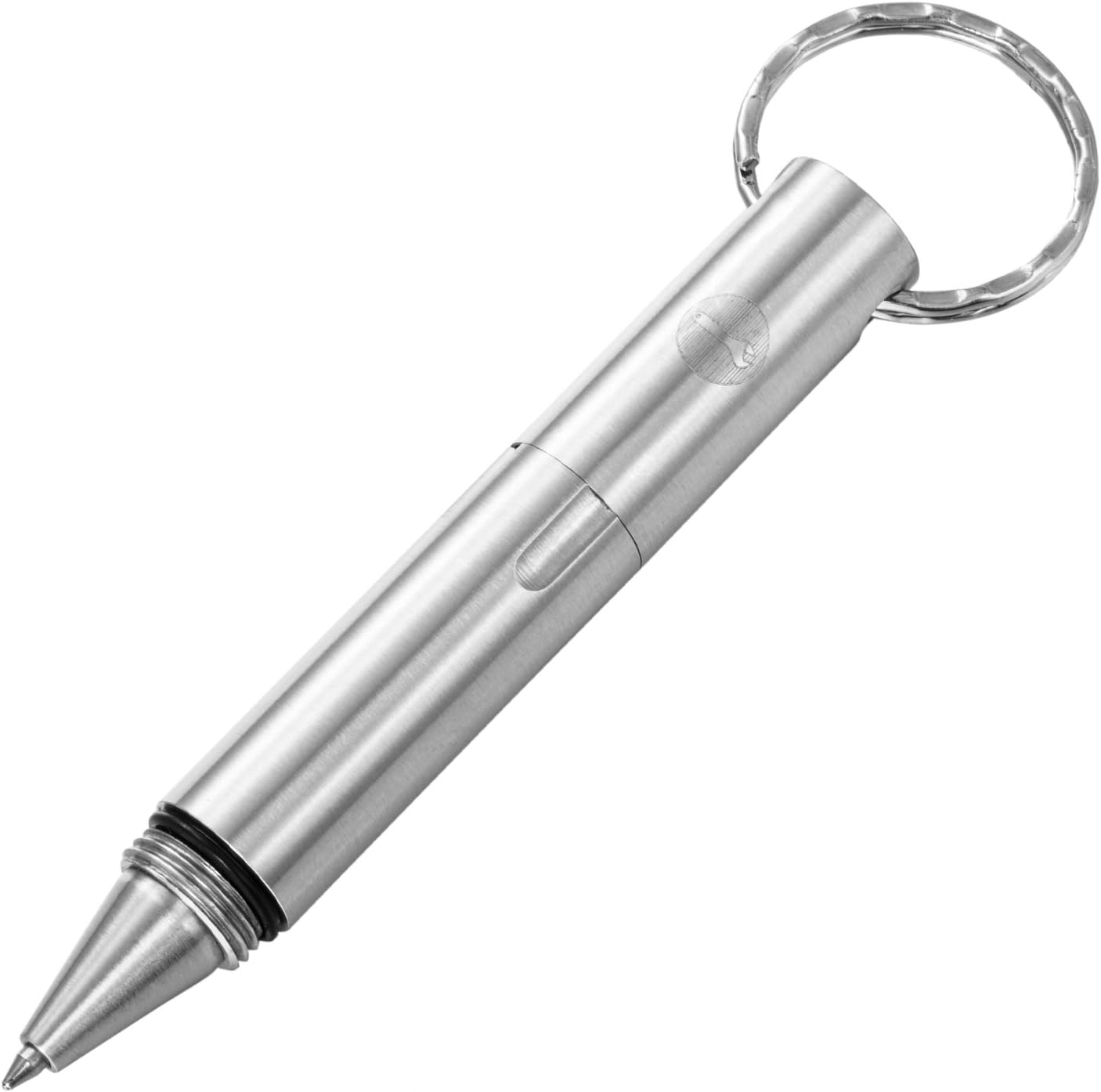 Mini Tactical Pen for Self Defense with Glass Breaker Emergency Escape Keychain Stainless Steel Pen Keychain