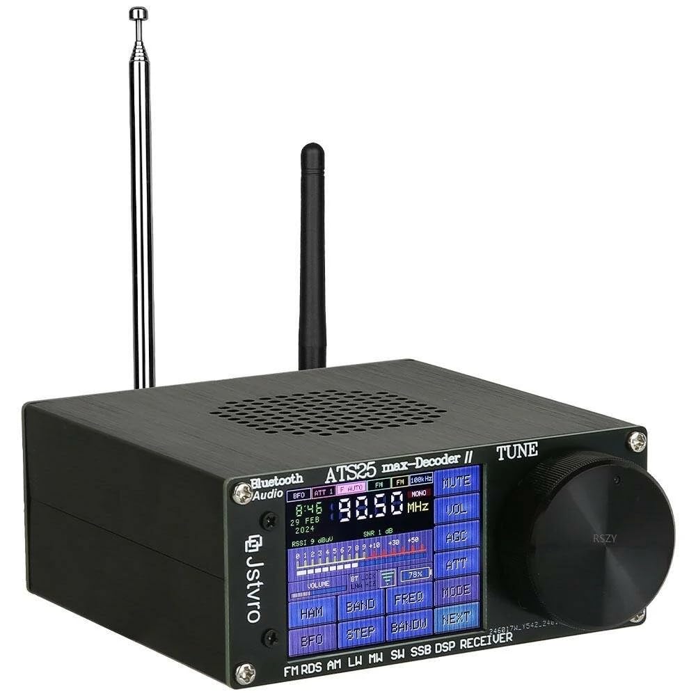 ATS25 Max-Decoder ii front panel with touch screen display