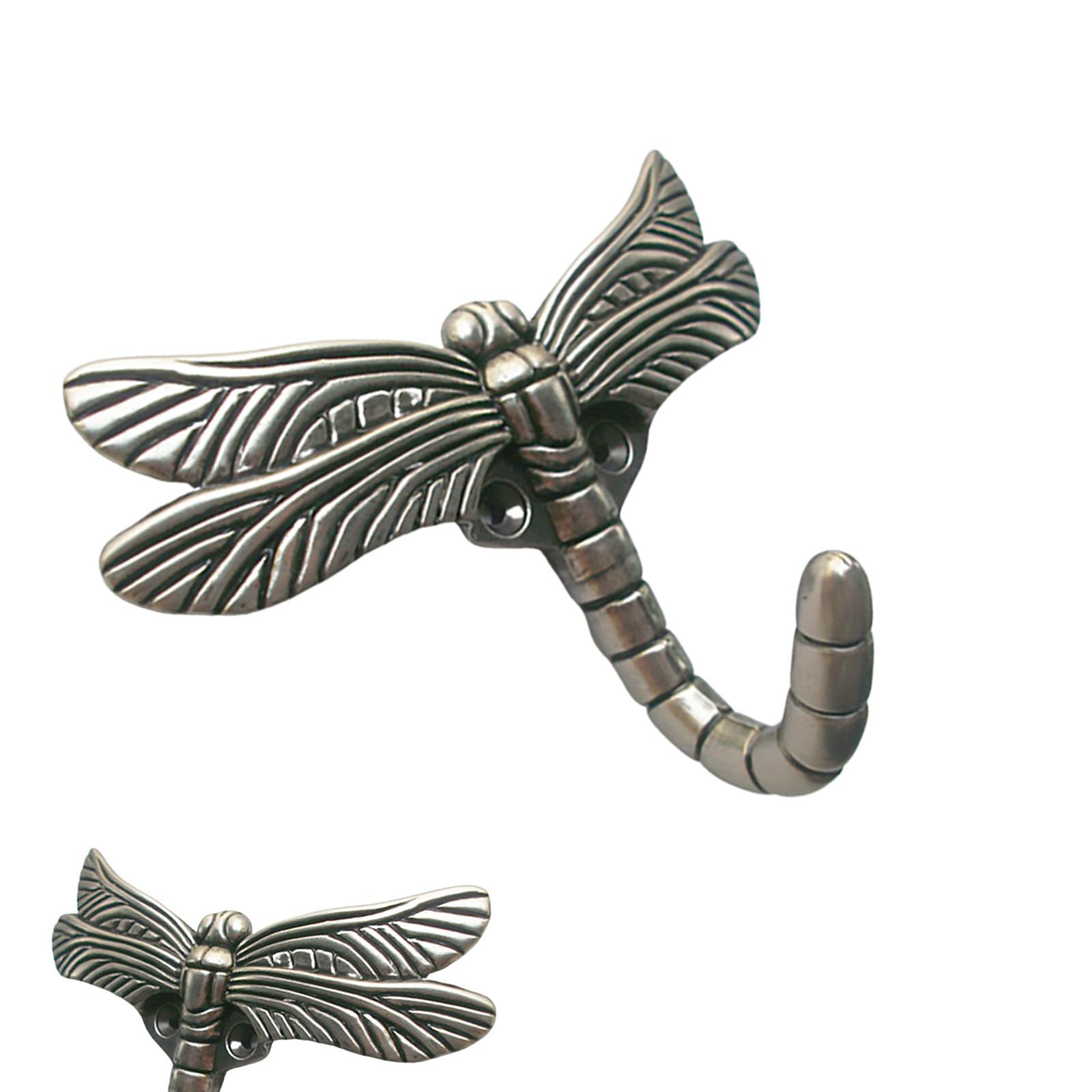 TIKODIDA Dragonfly Coat Hook Wall Mounted Hanger Strong Bearing Weight