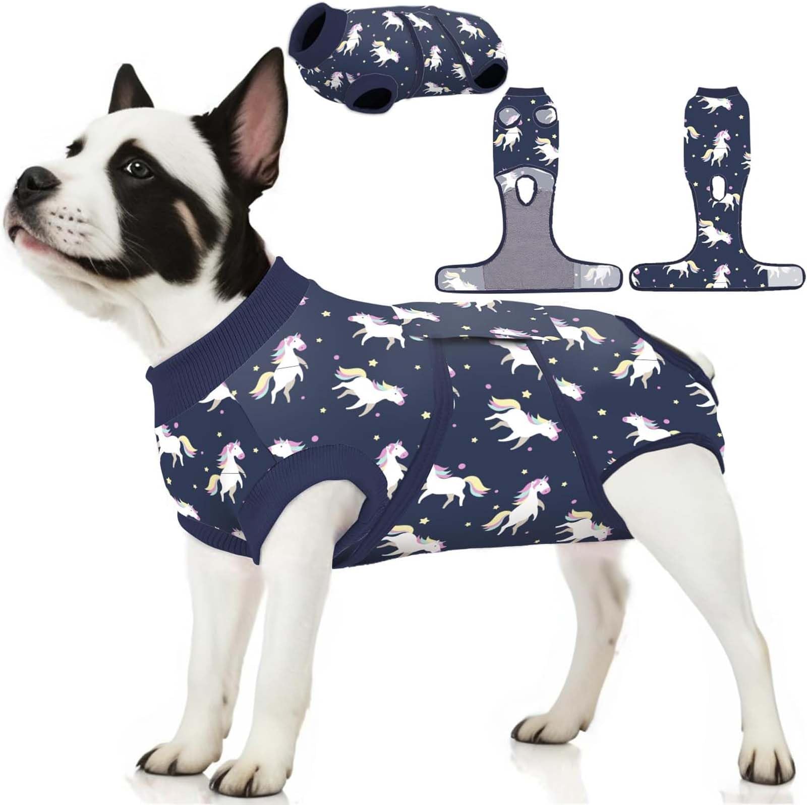 PetWarm Dog Suit for Surgery Recovery Clothes for Dogs Dog Recovery Clothing, Full-Cover Bodysuit After Spay or Surgery