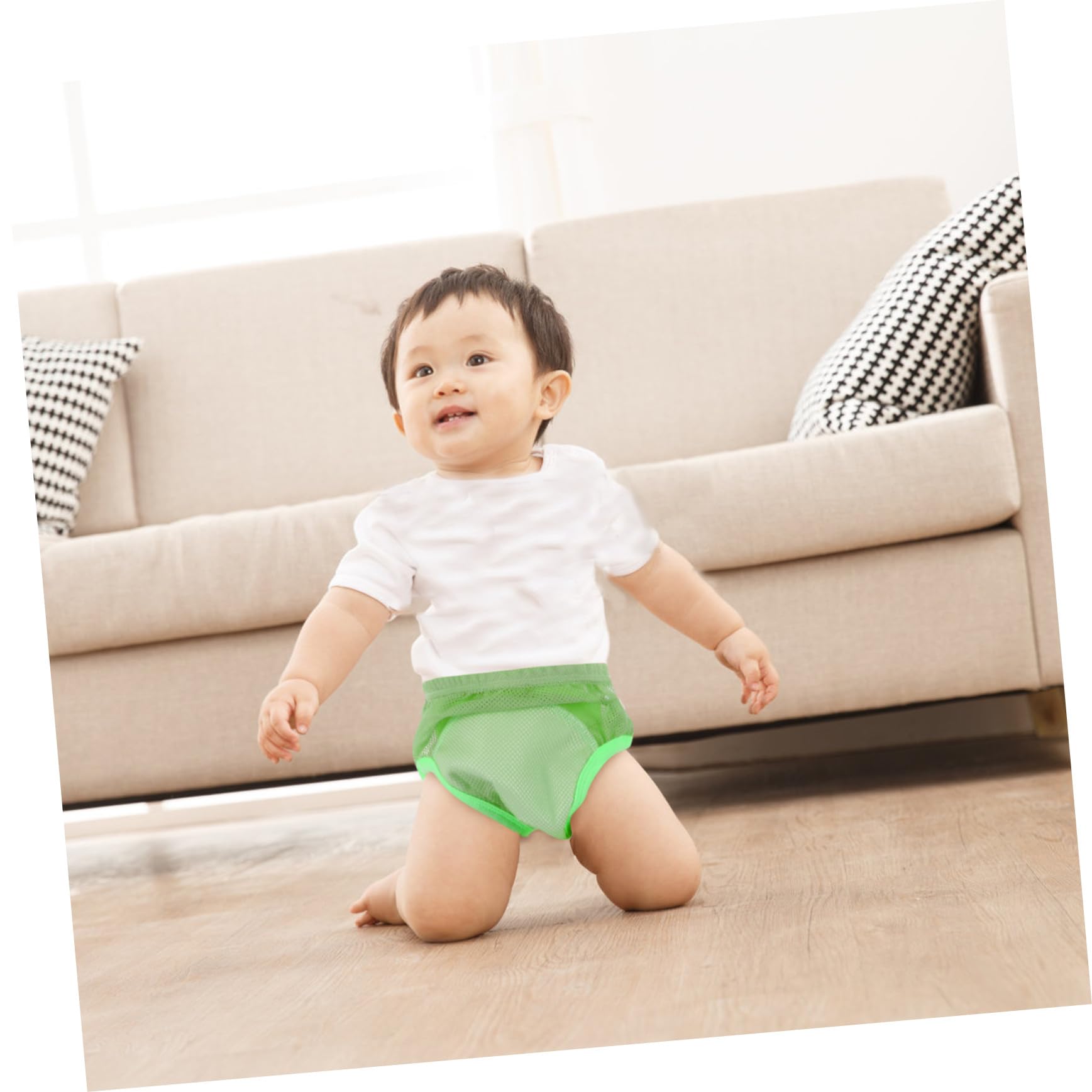 Hohopeti 3 piezas Pantalones de Entrenamiento para Niña Ropa Interior Transpirable de Algodón con y Cintura Elástica para Aprendizaje de Wc