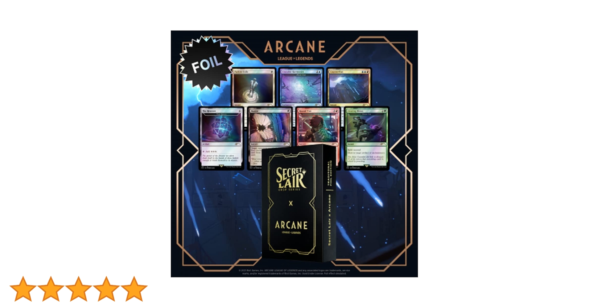 Magic: the Gathering Secret Lair - Arcane League of Legends