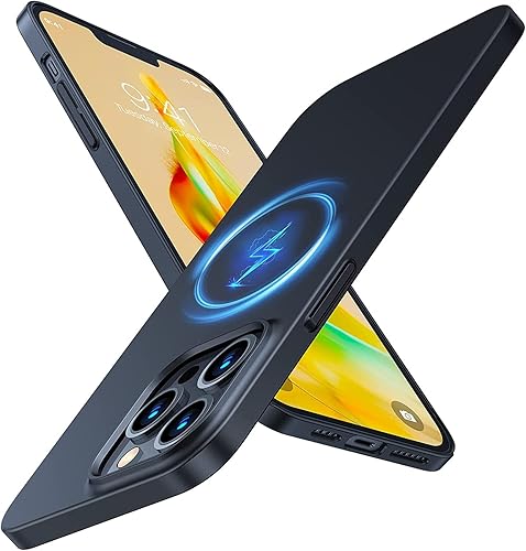 Miniatura 8 de TORRAS Magnetic Slim Fit Designed for iPhone 12 Case & iPhone 12 Pro Case with Magnetic Invisible (Compatible with Magsafe) (Velvety Feel) for