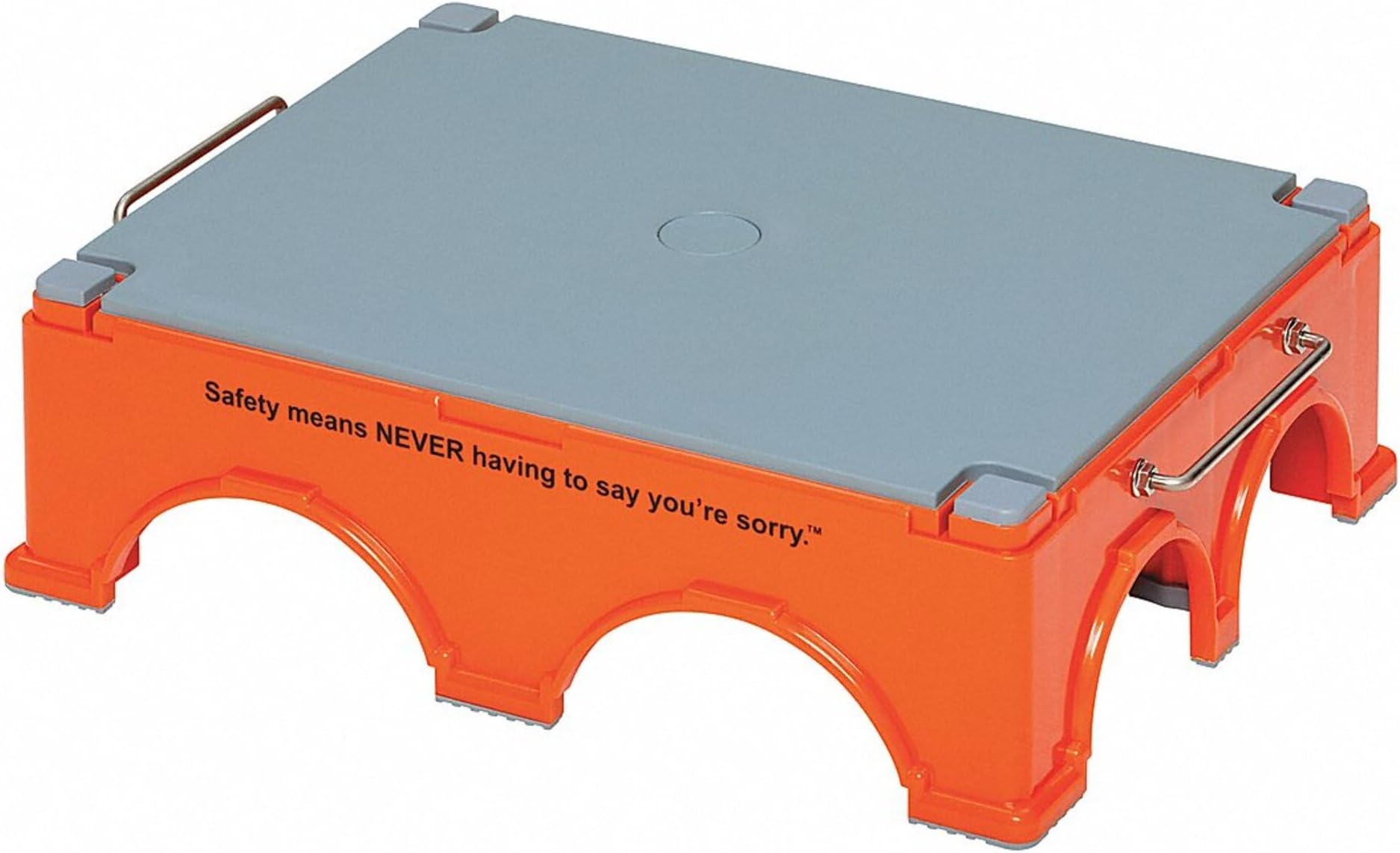 Sandel 1170 Ergo-Step Stool, Stackable, Orange