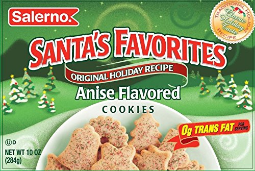 Salerno Santa's Favorites Original Holiday Recipe Anise Cookie, 10 Ounce
