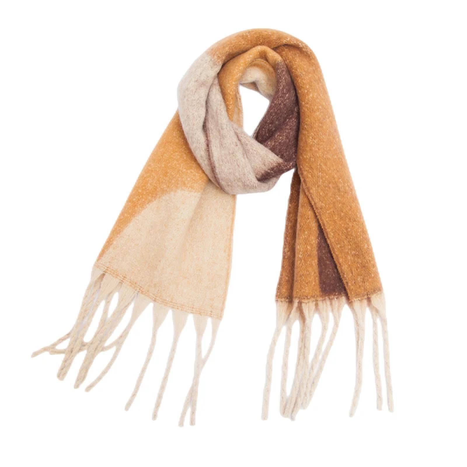 Sciarpa Scialle Invernale Sciarpe Sciarpa da Donna Invernale con Stampa Vintage, con Nappe, Foulard Lungo Avvolgente, da Uomo