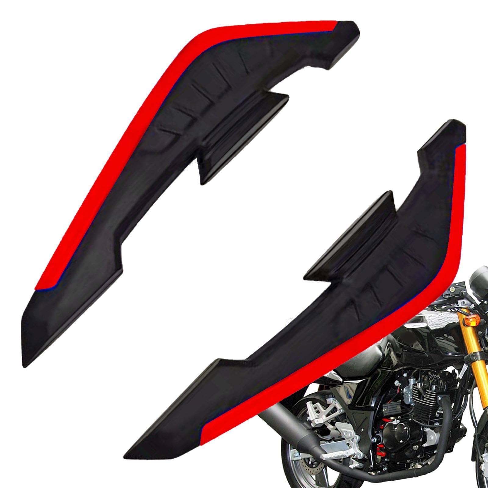 Set 4 Spoiler Ali Laterali Aerodinamiche Carbon Look Per Carena Moto Malaguti 8059694436901