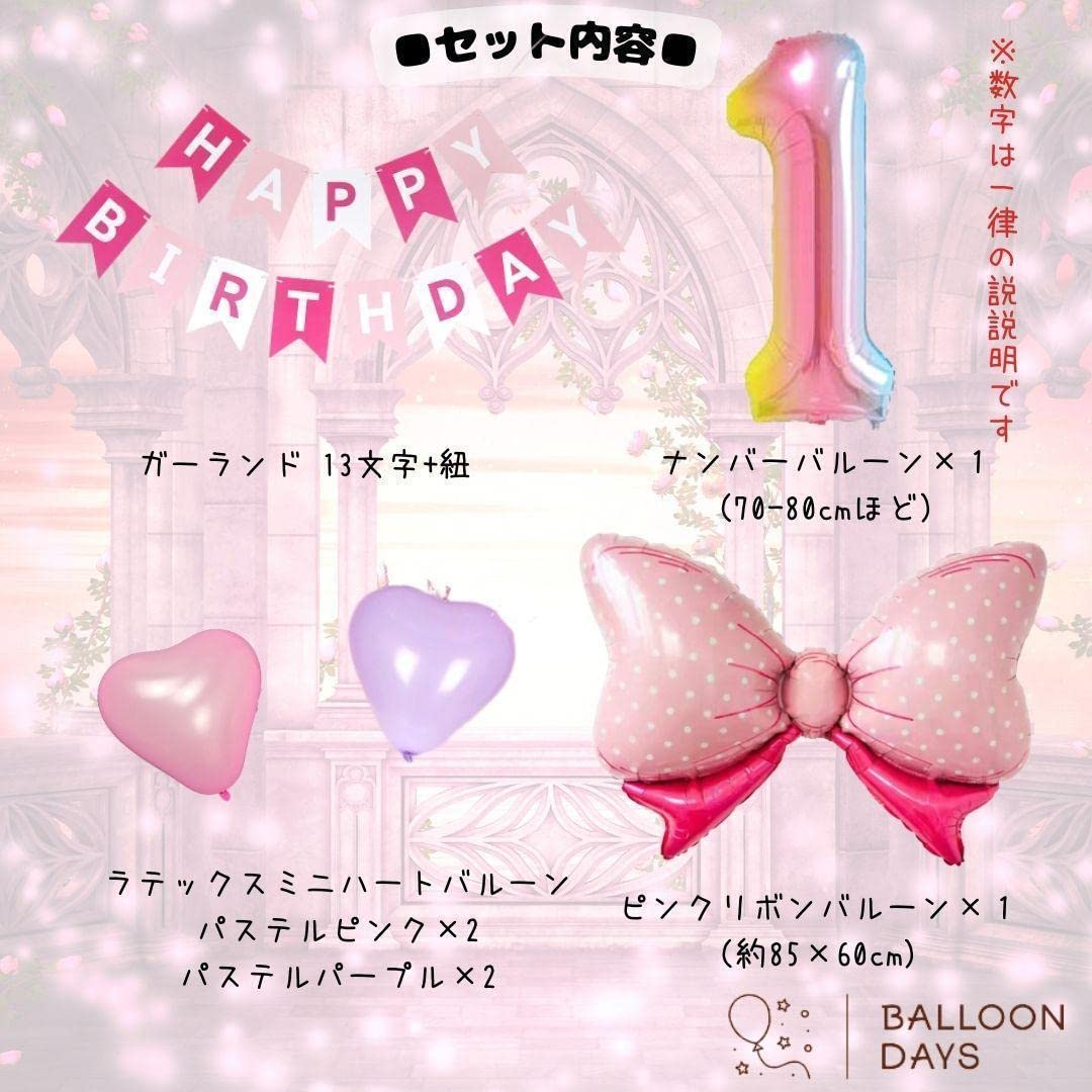 Amazon | BALLOON DAYS 誕生日 飾り付けセットバルーン 風船