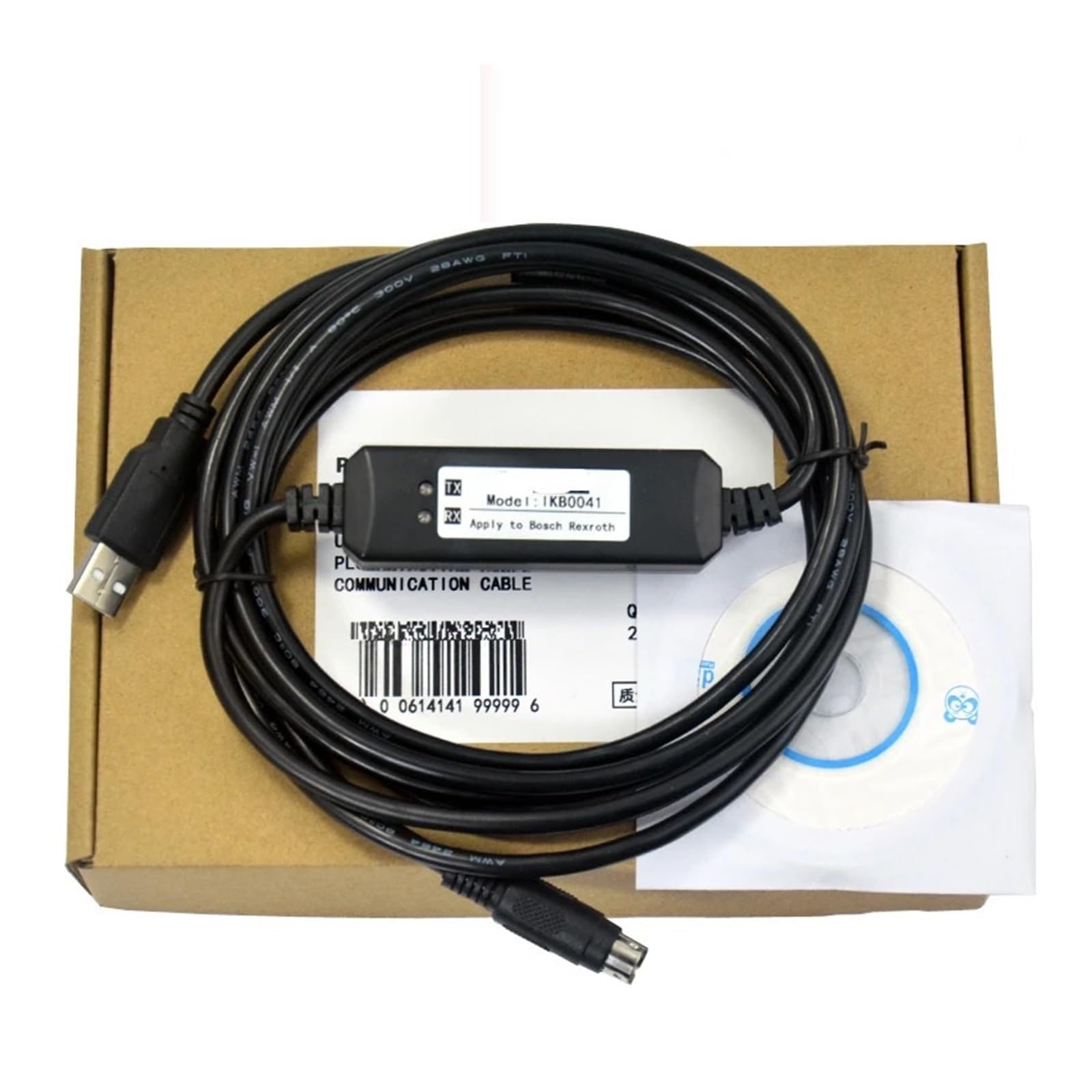 Adatto for servoazionamento Bosch Rexroth HCS03.1E-W0100/W0070 IKB0041 Cavo di debug IKB0005 (Color : IKB0041)