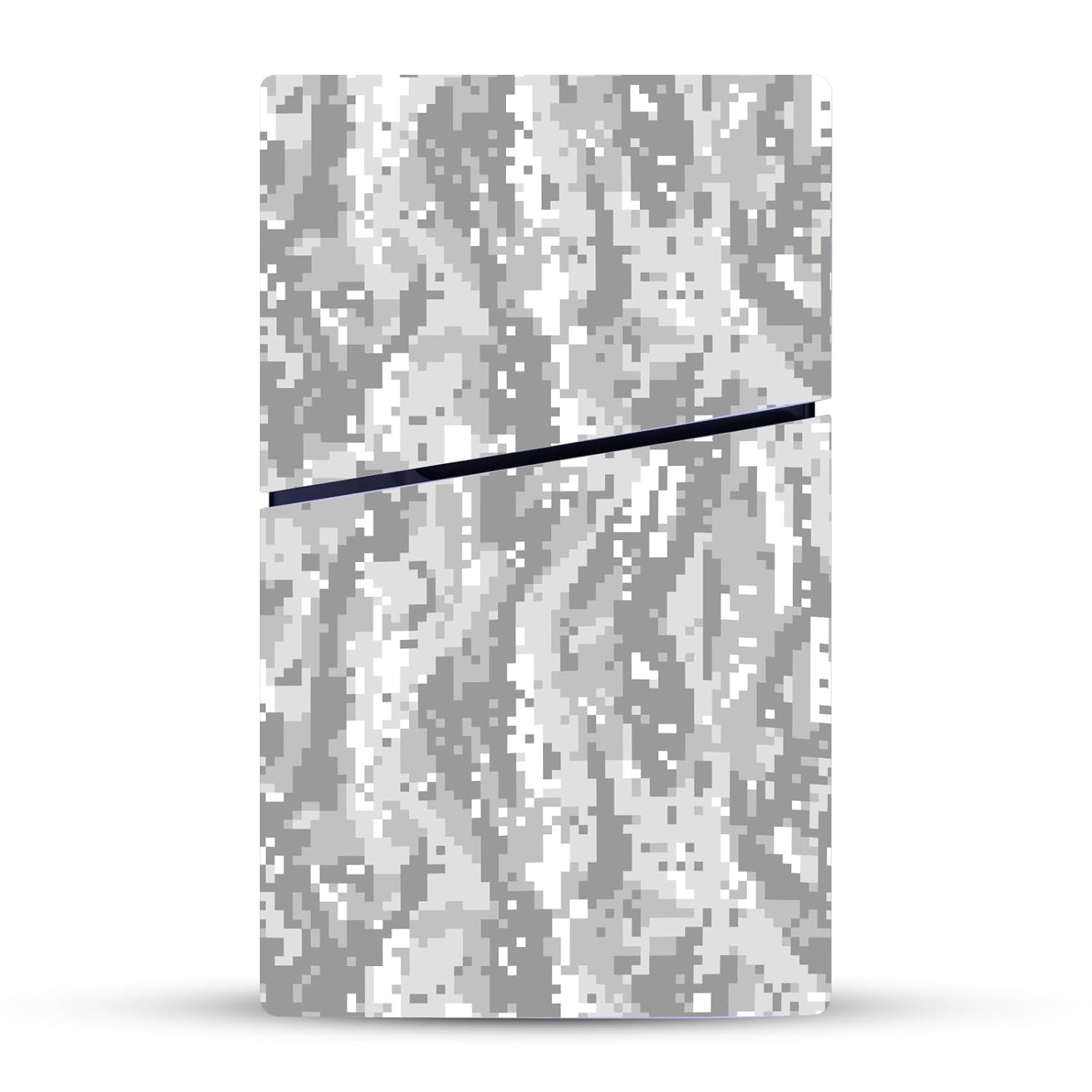 Head Case Designs Gray Camo Camouflage Vinyl Sticker Gaming Skin Decal Cover Compatible With Sony PlayStation 5 PS5 Slim Disc Edition Console & DualSense Controller