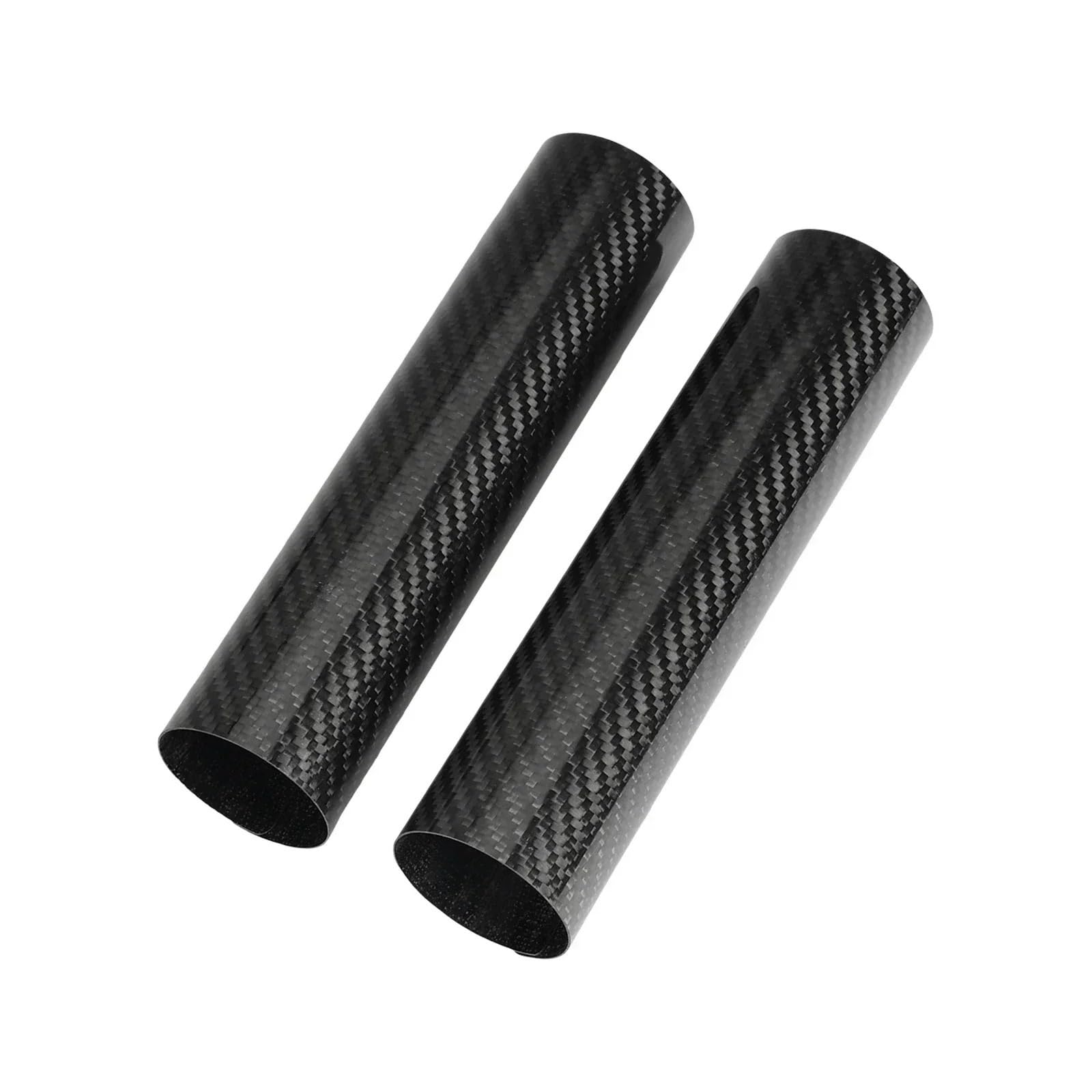 Adatto per K&TM EXC SX XCF XCW 125 250 350 Moto 160-260 MILLIMETRI In Fibra di Carbonio Regolabile Forcella Anteriore Shock Guard Protector protezione forcella(172mm 1 pair)