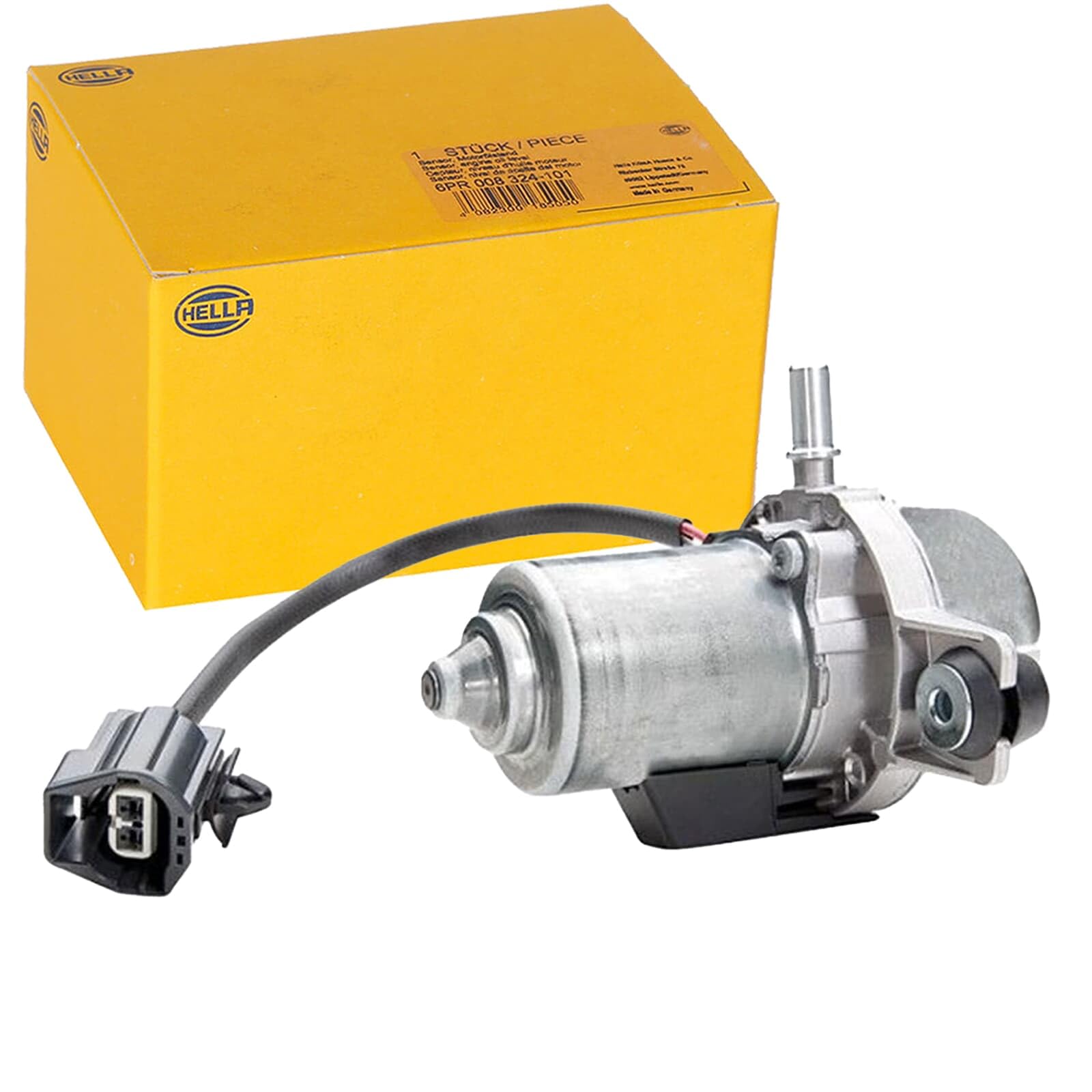 HELLA 8TG 009 428-087 Bomba de vacío, sistema de frenado - UP28 - 12V - 2polos - eléctrico | 8TG 009 428-087, bomba de vacío