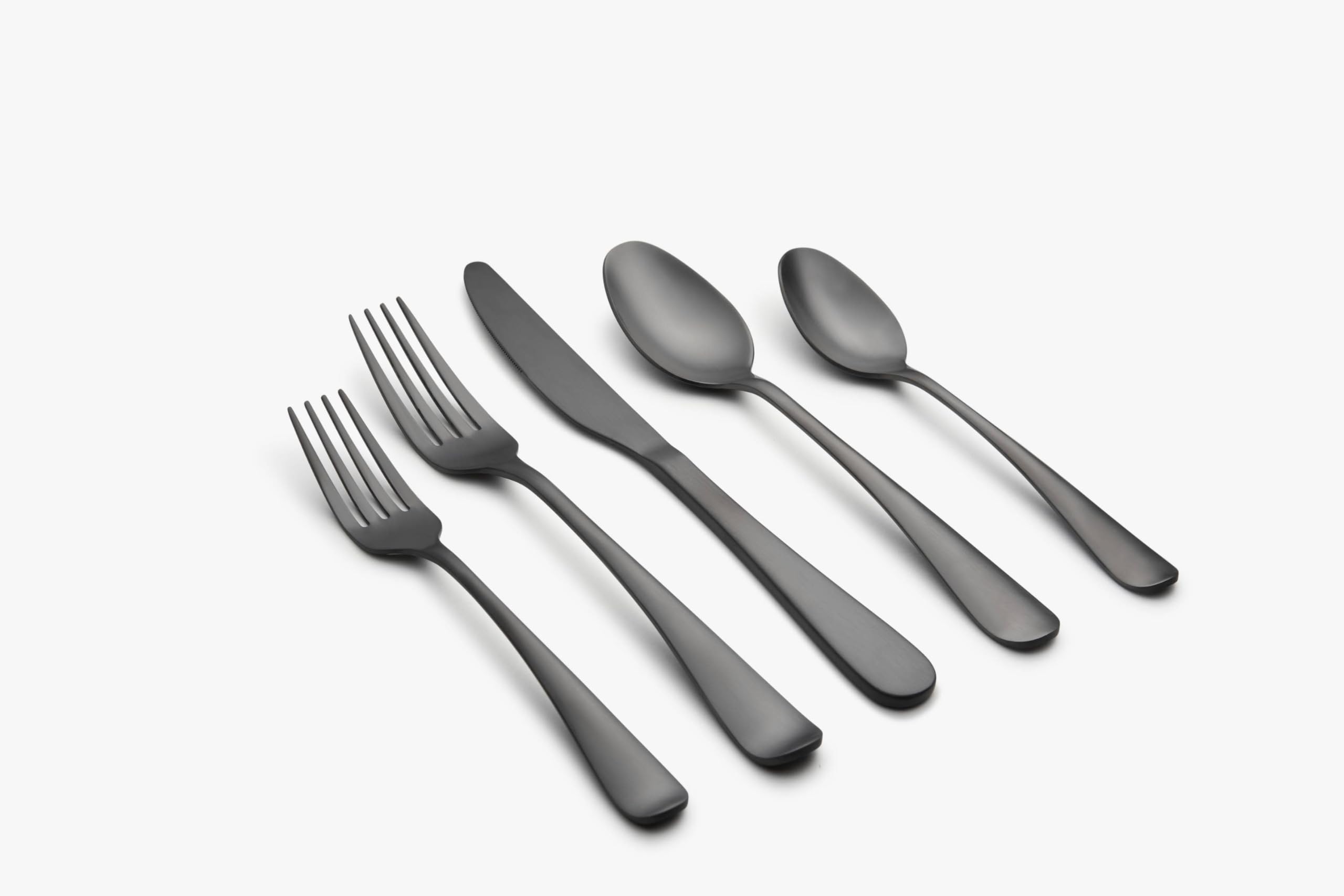 Cambridge Silversmiths Rhiannon Set Posate 45 Pezzi In Acciaio Satinato, Per 8 Persone Con 5 Pezzi Da Portata - 4
