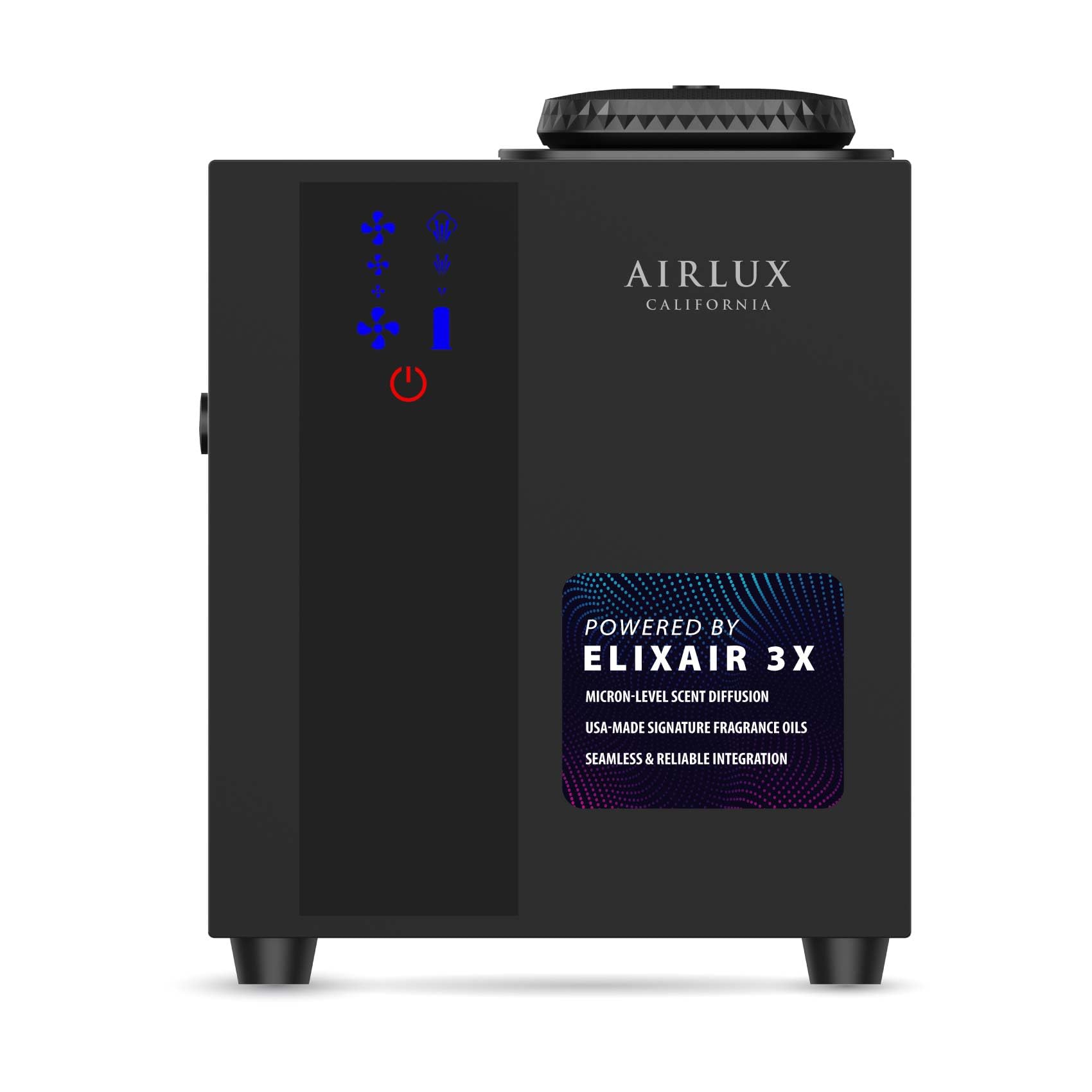 Airlux Uranus 500 – Machine à air parfumé intelligent pour maison, hôtel – Diffuseur de parfum avec air froid Elixair 3X Tech 200 ml, couvre jusqu'à 1800 m², diffuseur d'huile sans eau pour maison