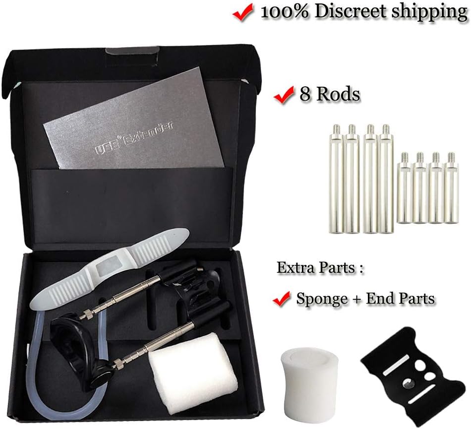 UEE Pro-Male-Extender-Enlargement-System-Enlarger-Stretcher-Enhancement + Free Foam and End Parts