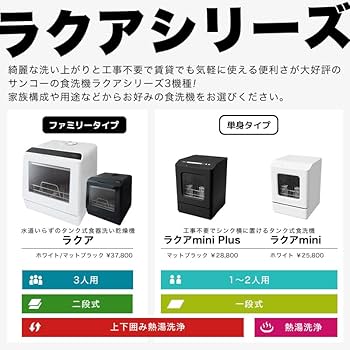 ラクアmini TK-MDW22W　タンク式食洗機 20220214153637_94_.jpg