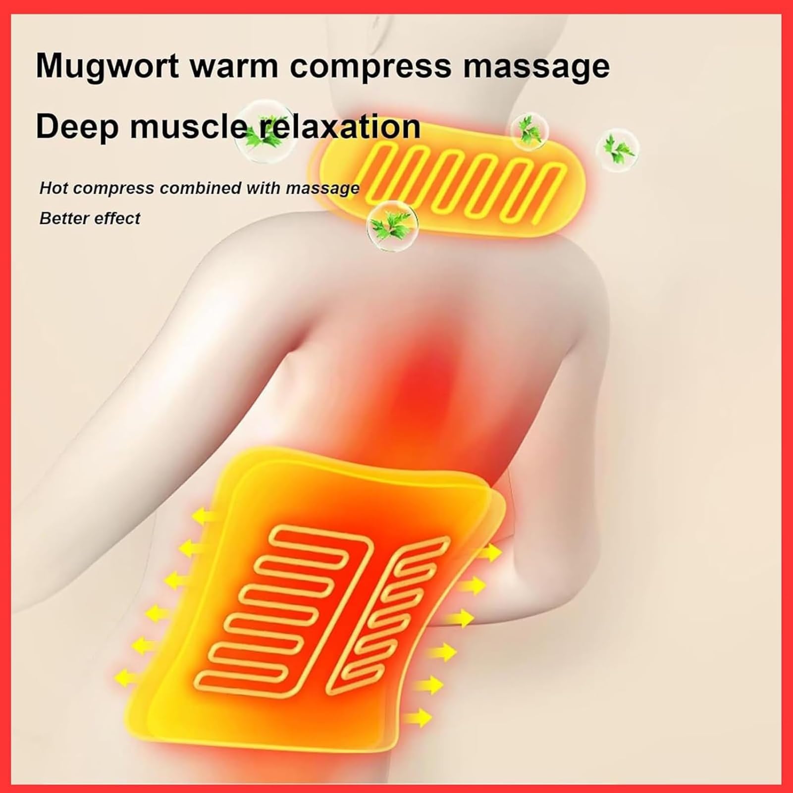 Colchoneta De Masaje Relajante De Cuerpo Completo Con Calor: 10 Nodos Vibratorios, Almohadas Ajustables Y Almohadillas Térmicas For Aliviar La Tensión Muscular(A)