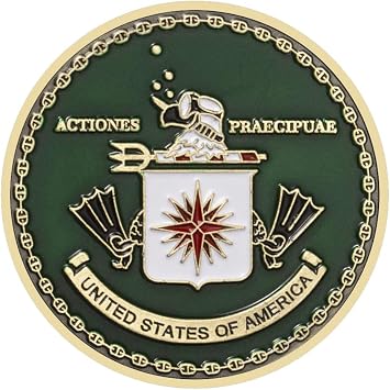 1 PCS CIA Special Operations Group Tertia Optio Challenge Award Graduated Gift