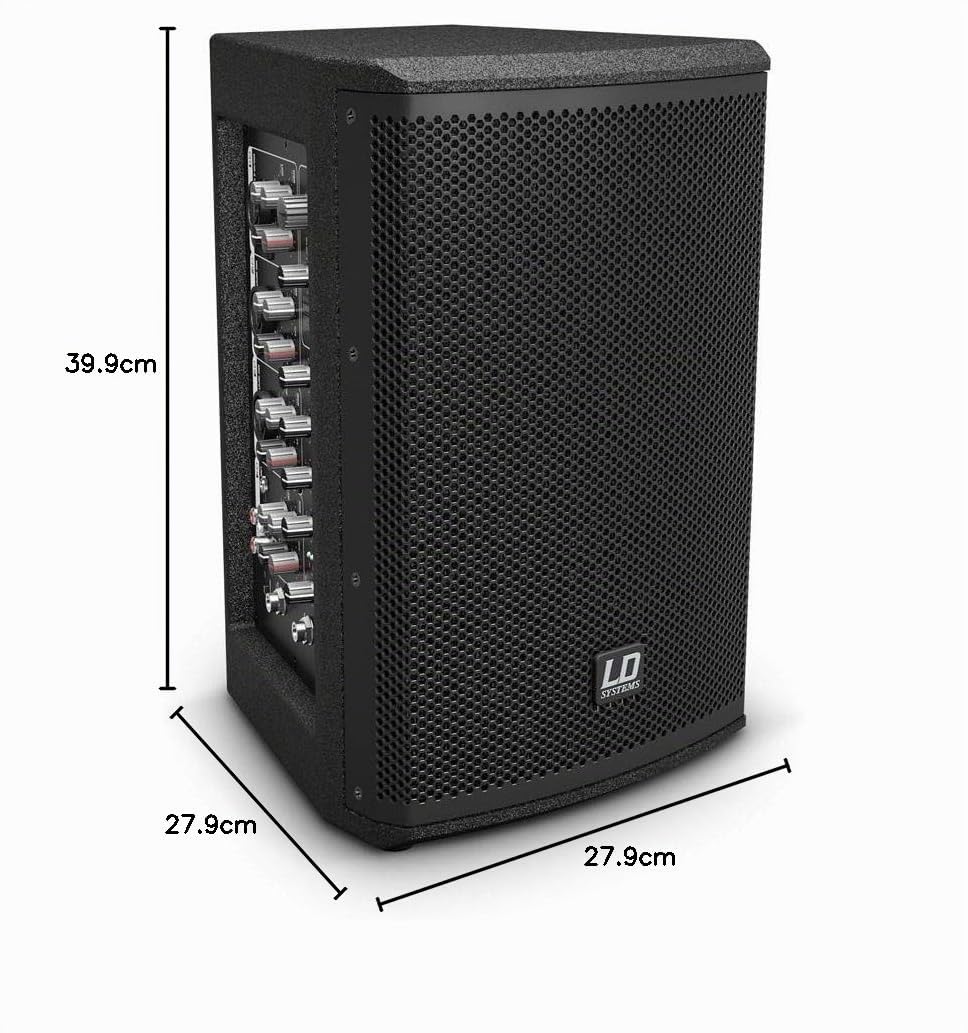 LD Systems MIX 6 A G3 - Altoparlante attivo a 2 vie con mixer integrato a 4 canali