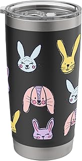 Pastel Bunny Easter Spring Eggs Bunnies Boy Egg Chicken Cute Stainless Steel Insulated Tumbler