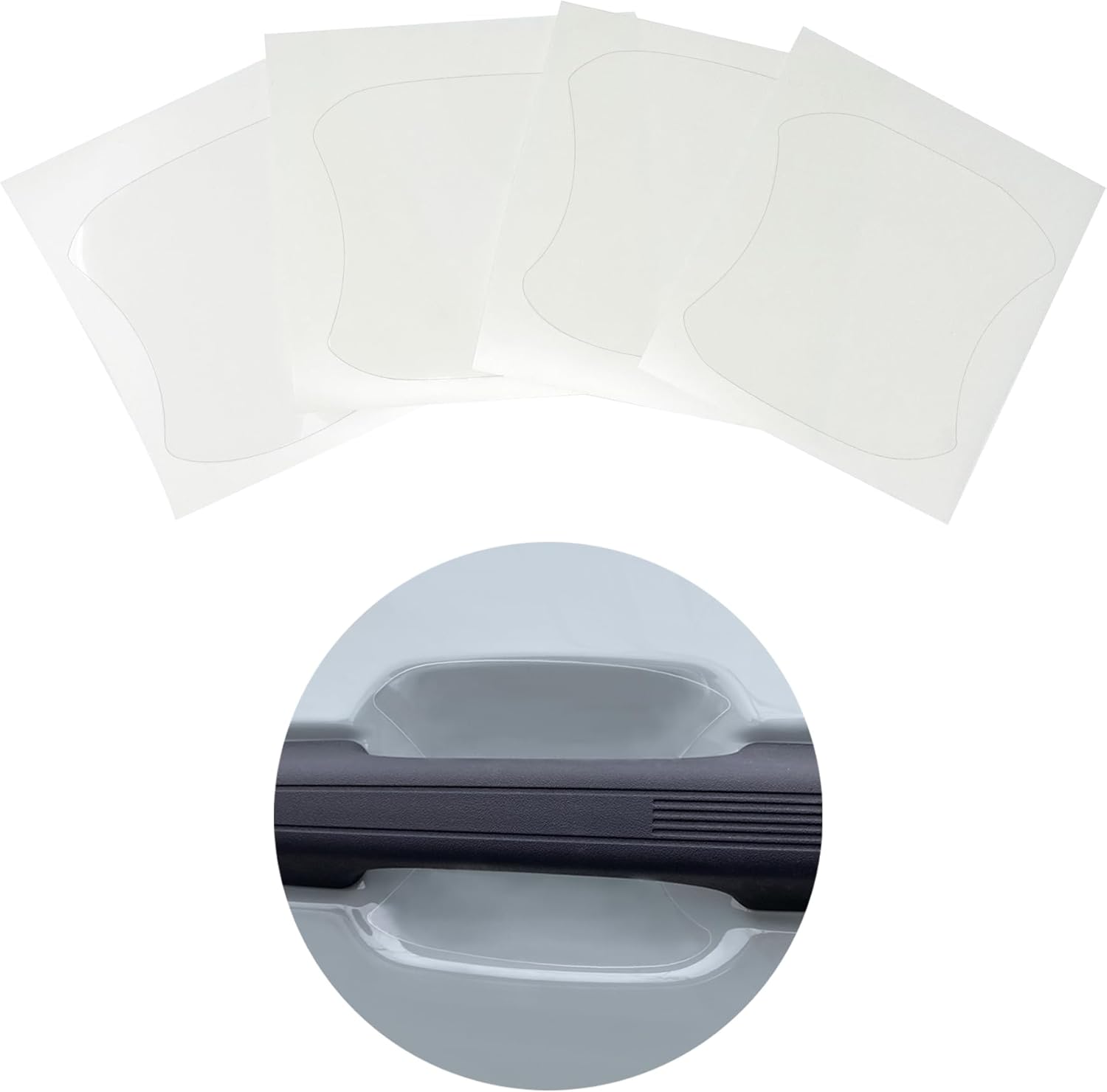 YelloPro Door Handle Cup Custom Fit 3M Scotchgard Anti Scratch Clear Bra Paint Protector Film Cover Self Healing PPF Guard Kit for 2022 2023 2024 2025 2026 Ford Maverick Pickup Truck