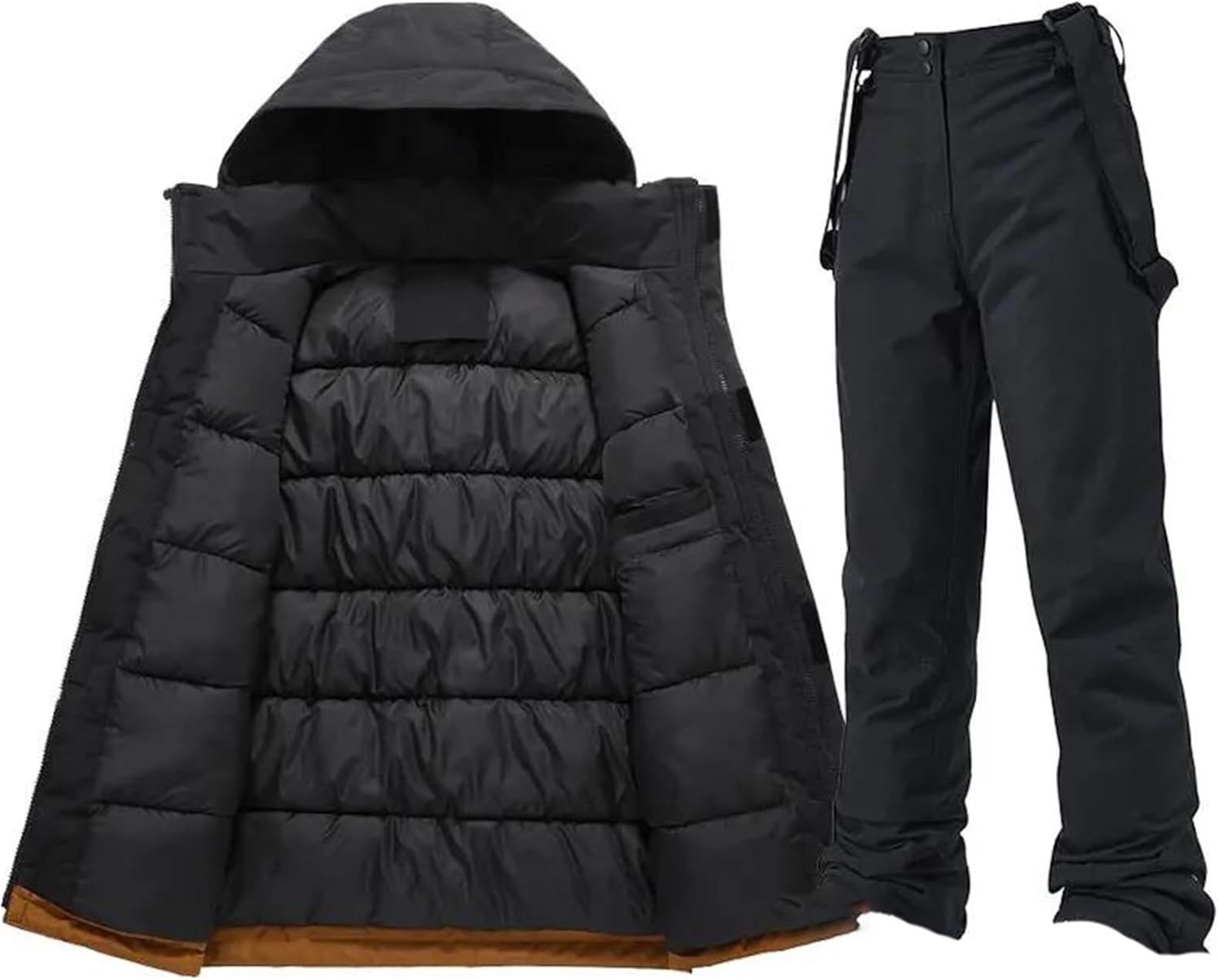 Men’S Winter Ski Suit – Wind-Proof Snow Pants And Down Cotton Jacket Sports Skiing Snowboarding Outfit