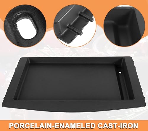 Vista 21 de 7404 Plancha reversible de hierro fundido para piezas de parrilla Weber Summit, placa de plancha para Weber Summit 400/600 SER Part Summit Silver