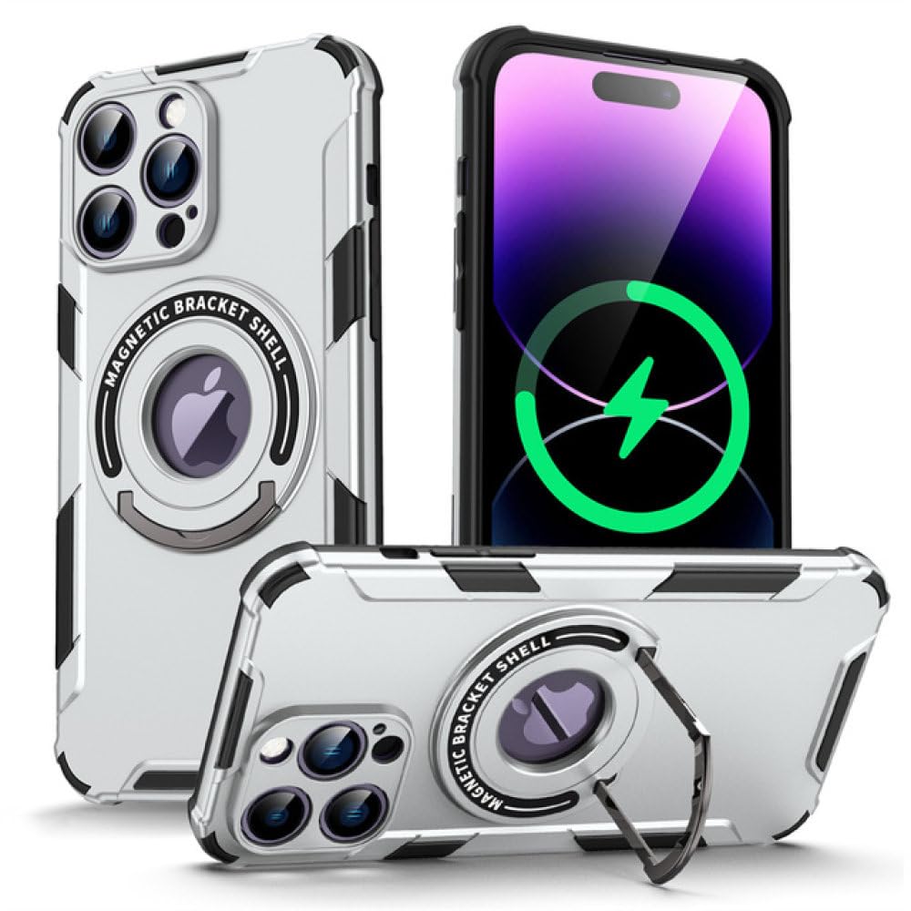 Couvercle de trou de support de pliage iPhone 12 blanc pour chargeur induction - 7