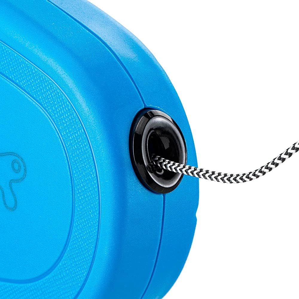 Ferplast Retractable Dog Lead Extendable Dog Leash Dogs Flippy ONE Cord S, Retractable Cord 4,5 m, max 12 kg, Blue