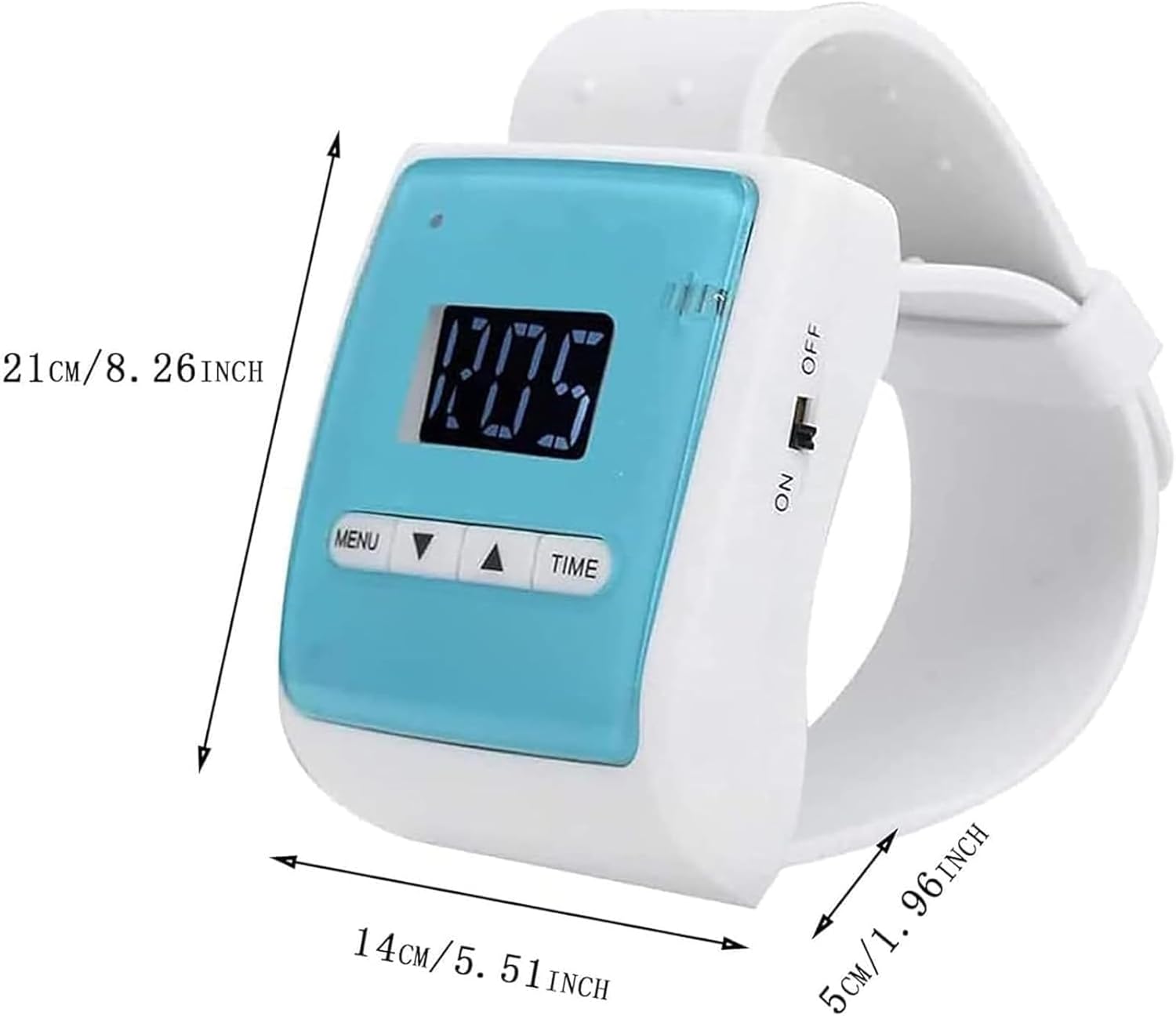 Anti Snore Wristband, Snoring Watch with LCD Display, 9 Prescription Settings for Sleep Quality Improvement, Adjustable Size for Men Women