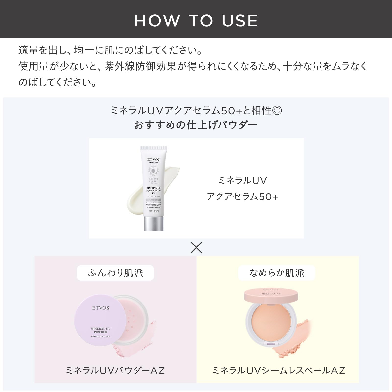 Amazon.co.jp: ETVOS(エトヴォス) ミネラルUVアクアセラム50+ 30g