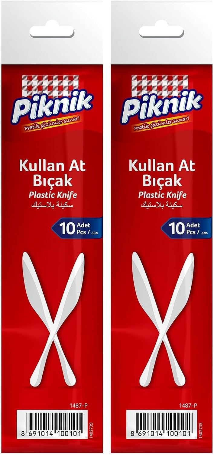 Piknik Plastik Bıçak 10'lu