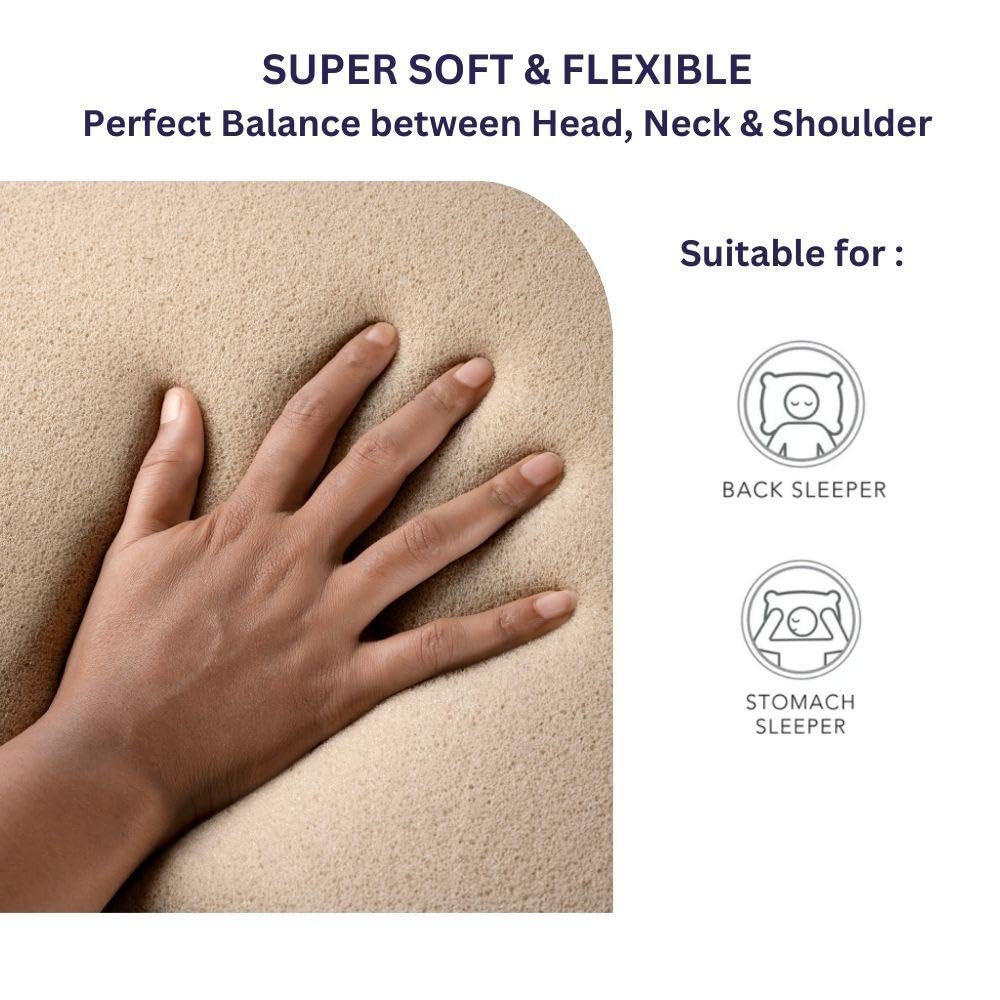 Wakefit Memory Foam Pillow Set - Neck Pain Relief -3