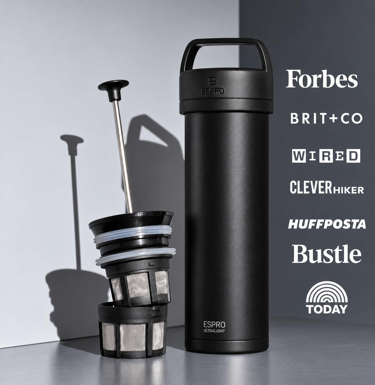 ESPRO P0 Ultralight French Press - Coffee on the Go -10