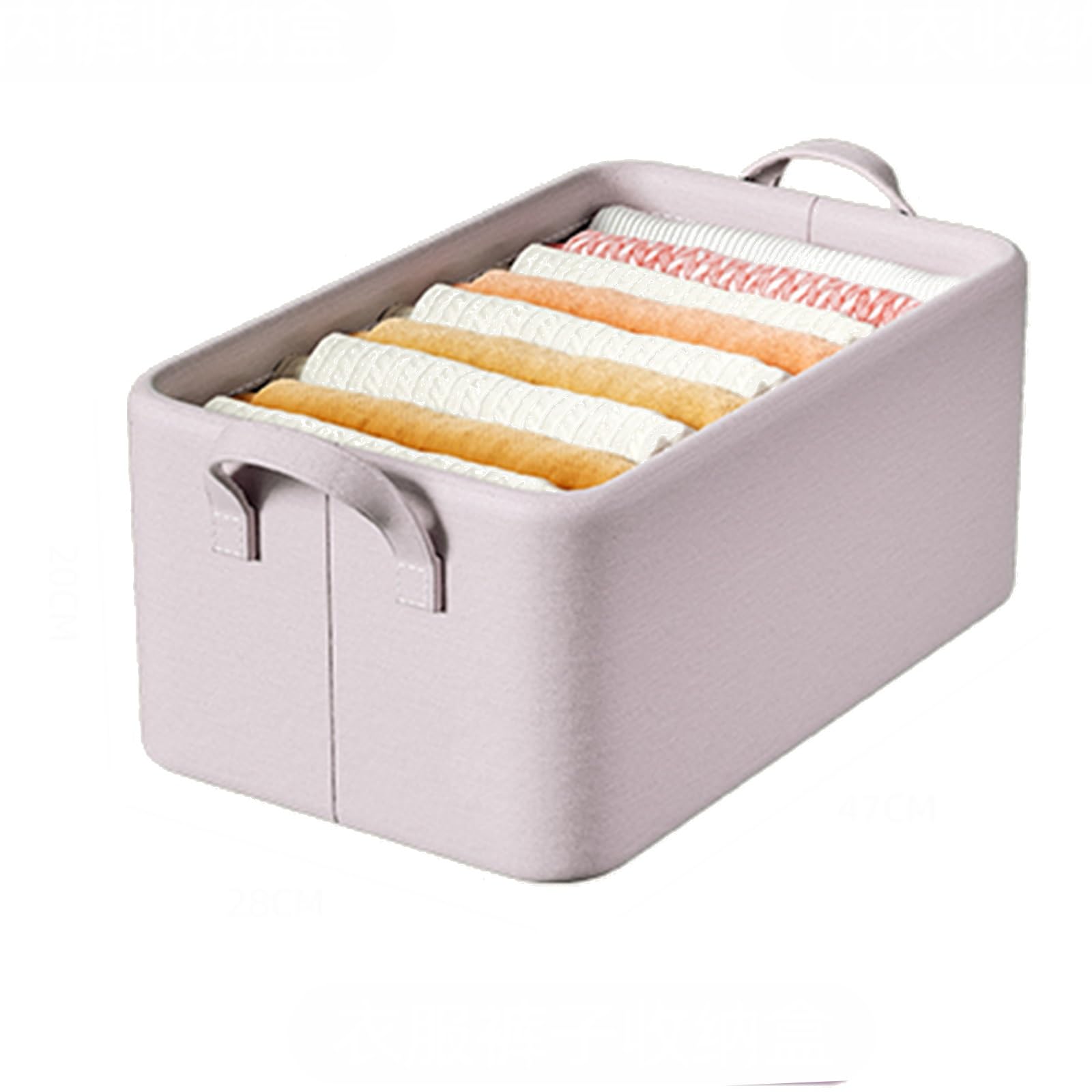 Organizador de cajones para Ropa Interior, Caja de Almacenamiento de Calcetines, Separador de Sujetadores, Bragas de algodón, Varios tamaños.