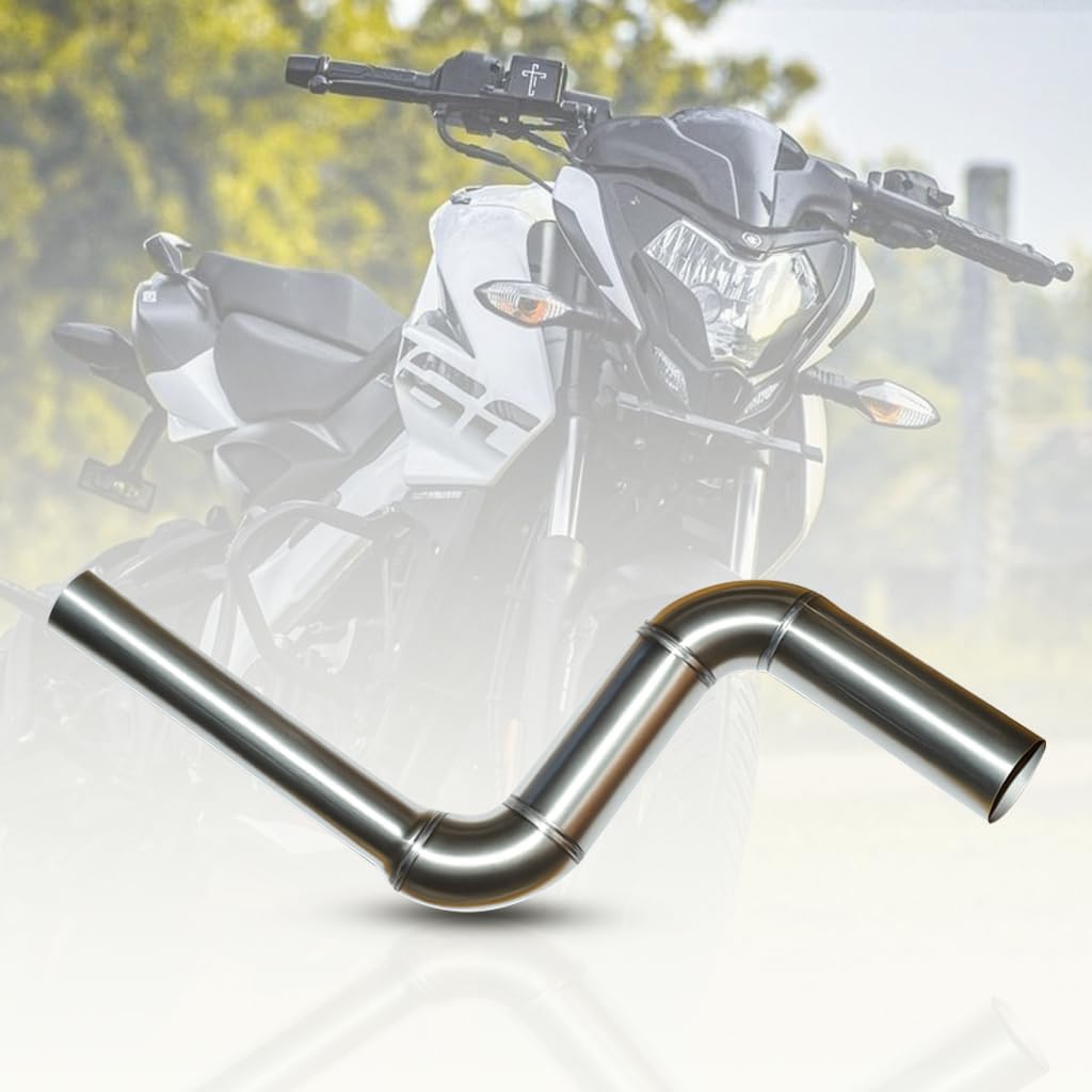 SGTB Stainless Steel Slip-on Exhaust Bend Pipe For Pulsar NS 200 NS 160 NS 125 RS 200 AS 200 Dominar 250 400 Bikes-image-27