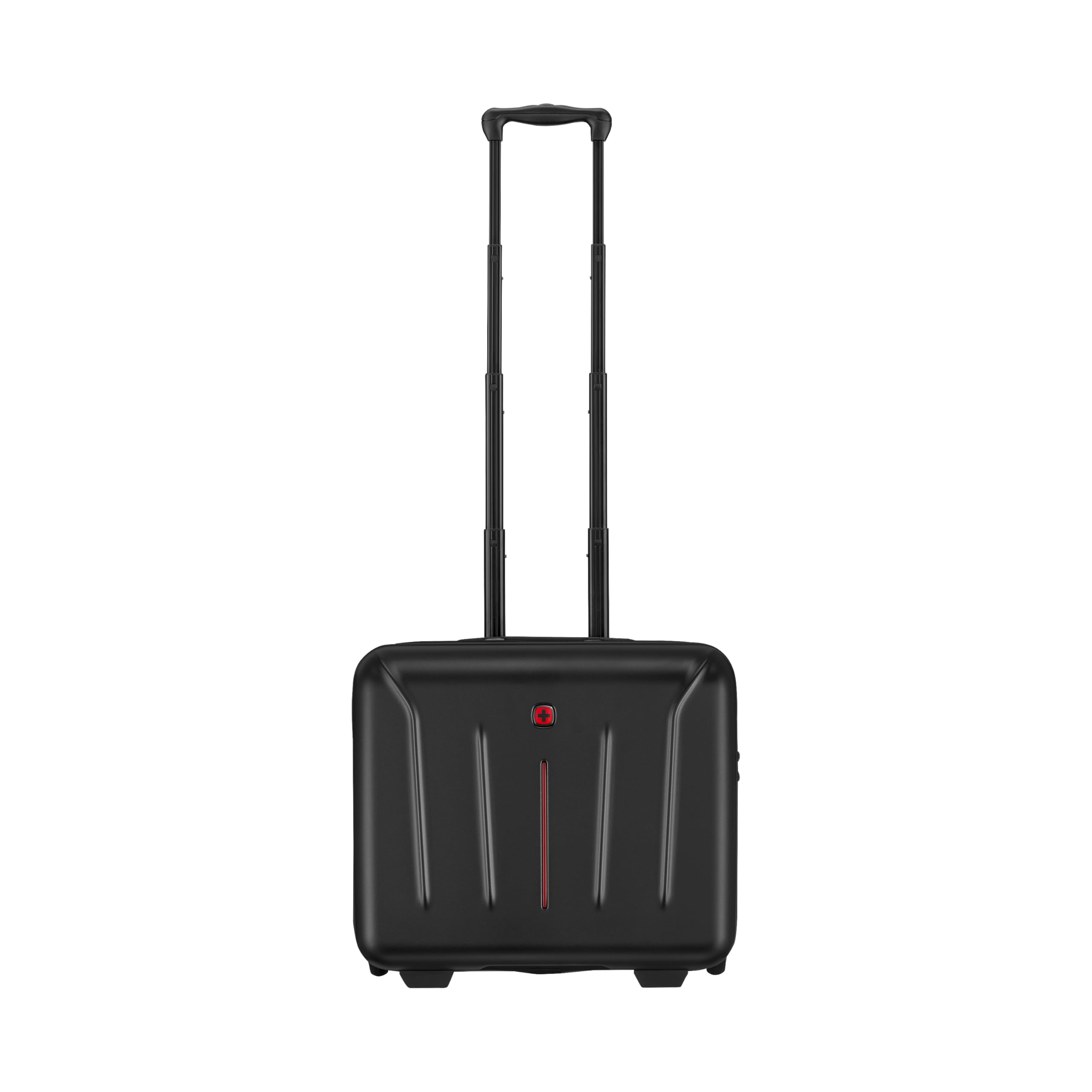 WENGER Amplix Wheeled Case, Laptop-Tasche zum Rollen, Aktenkoffer, Notebook bis 15,6 Zoll, Tablet bis 11 Zoll, 25 l, Damen/Herren, Schwarz, 653893