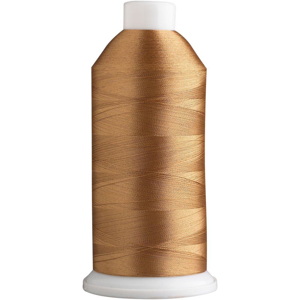 Superpunch SuperB Embroidery Thread 40wt, 5000 m Cone, Copper Brown 621