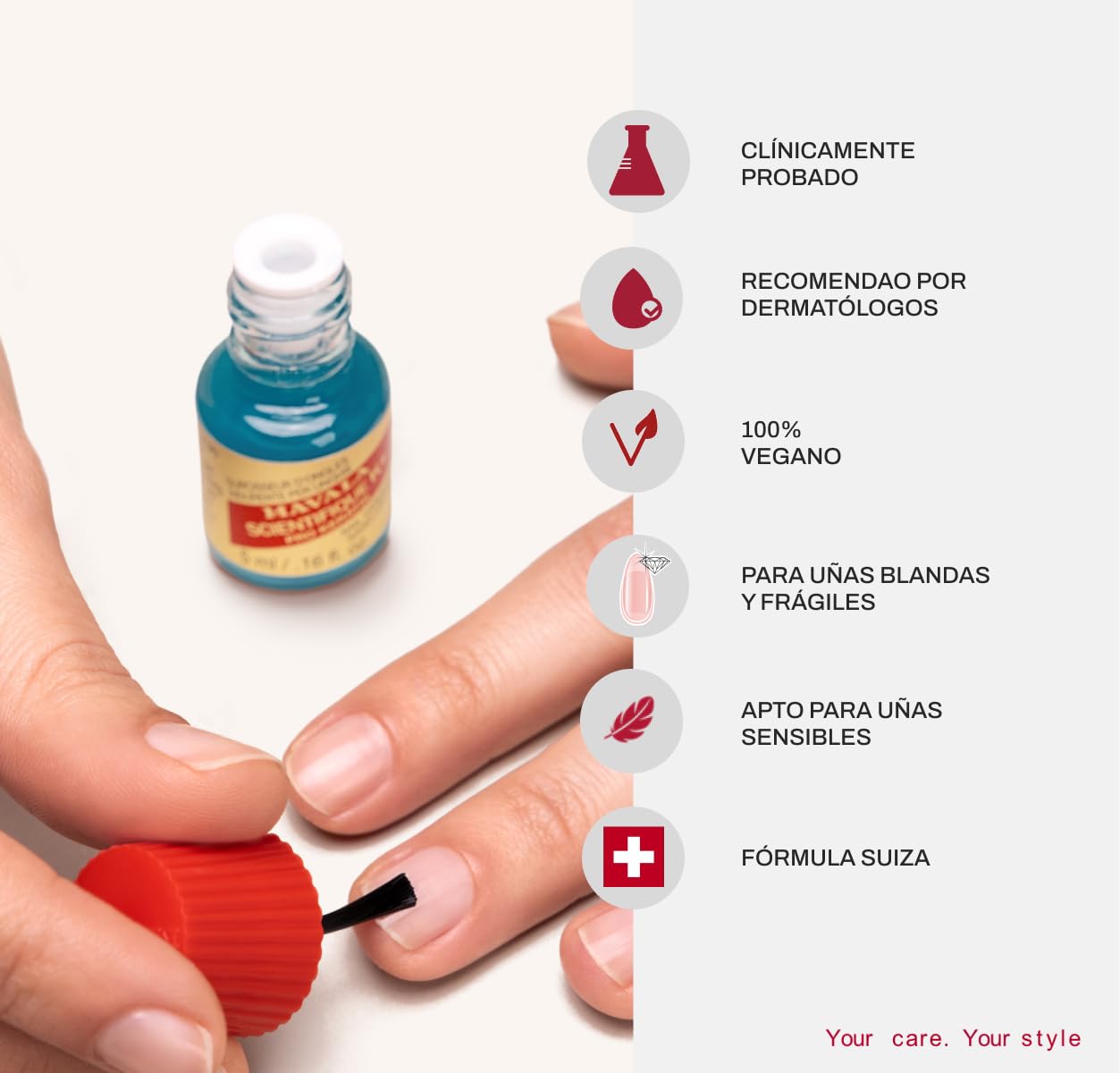 MAVALA Gel Científico K + Pro Keratin Endurecedor Uñas, 5 ml