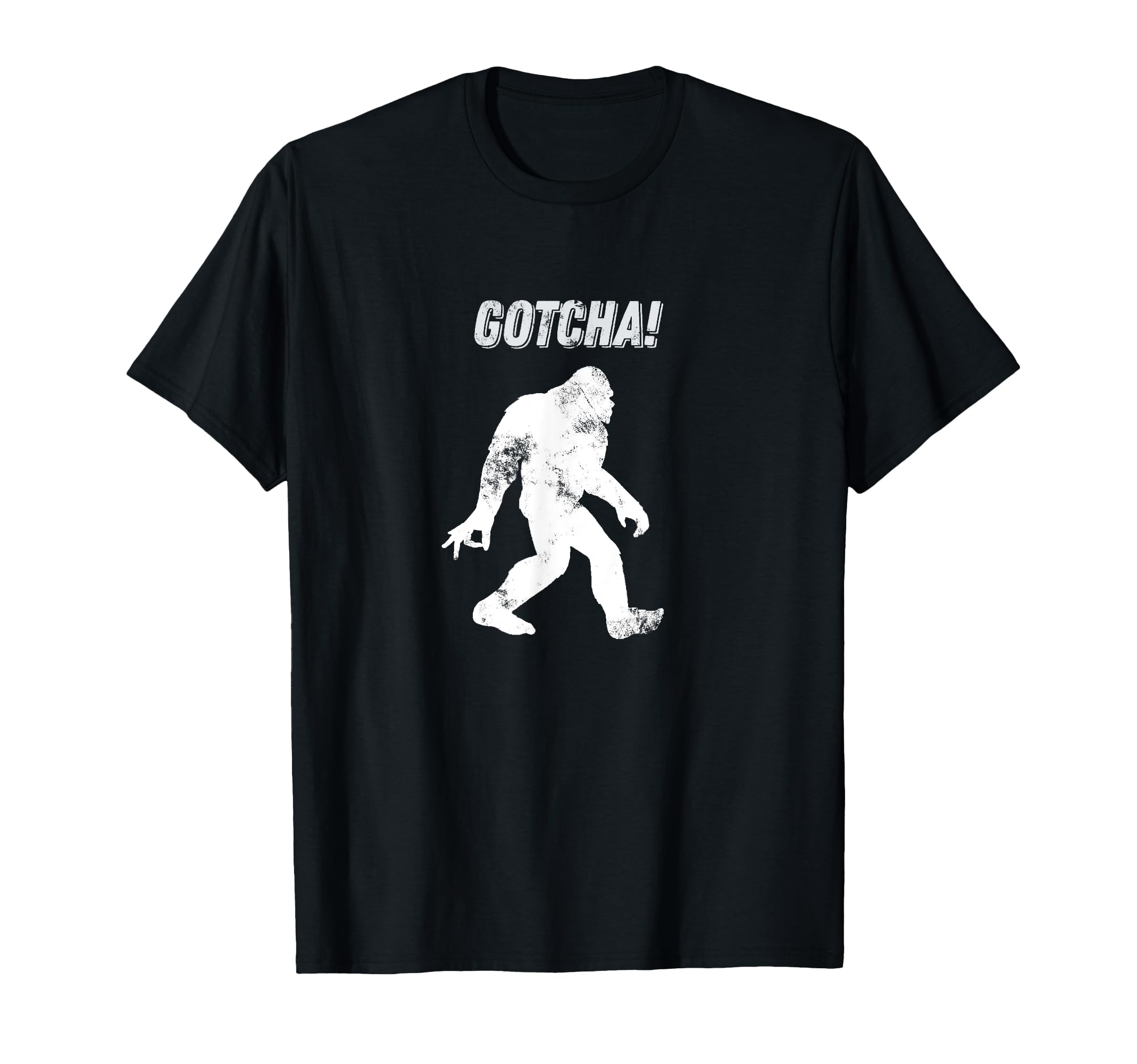Bigfoot Circle Game Gotcha Meme ok hand T Shirt T-Shirt