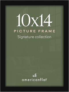 Americanflat 10x14 Picture Frame - Engineered Wood - Black