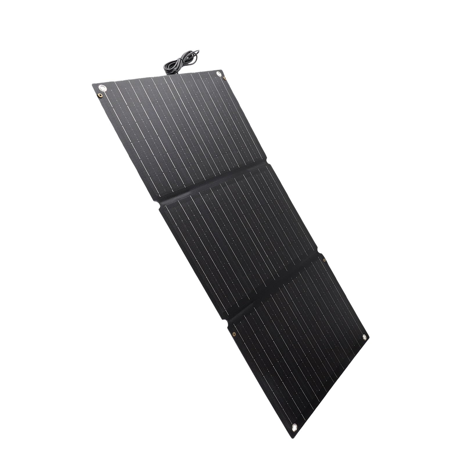 Denash Przenośny Panel Słoneczny 100W, Składany Panel Fotowoltaiczny | Kompaktowy, wodoodporny, podwójne wyjście USB, do użytku na zewnątrz