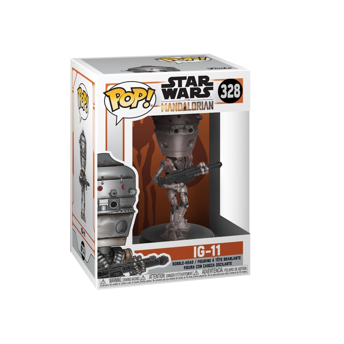 Funko Pop! Vinyl Star Wars: IG-11 - Star Wars: The Mandalorian - Figura In Vinile Da Collezione - Idea Regalo - Merchandising Ufficiale - Giocattoli Per Bambini E Adulti - Tv Fans-image