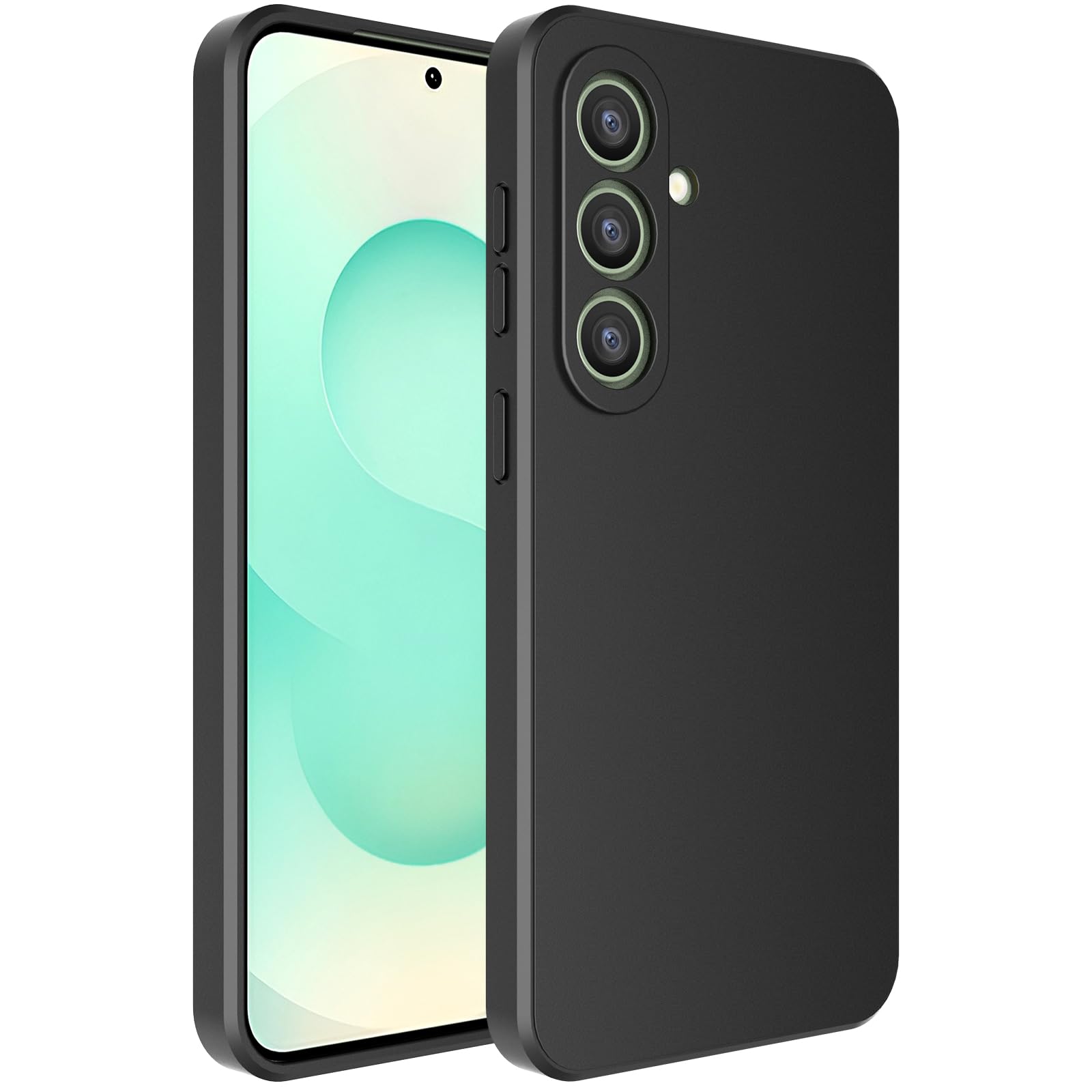 Compatible with Galaxy S25 Plus Case, Slim Thin Ultra Flexible Silicone Phone Case for Galaxy S25 Plus, Gel Rubber Soft Skin Silicone Protective Case,