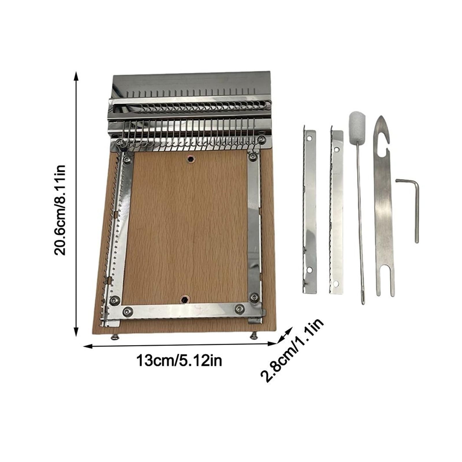 Lightning Fast Knitting & Weaving Loom Kit, Creative DIY Craft Tool for Handmade Tapestry, Scarf & Home Decor, All-in-One Starter Set for Beginners