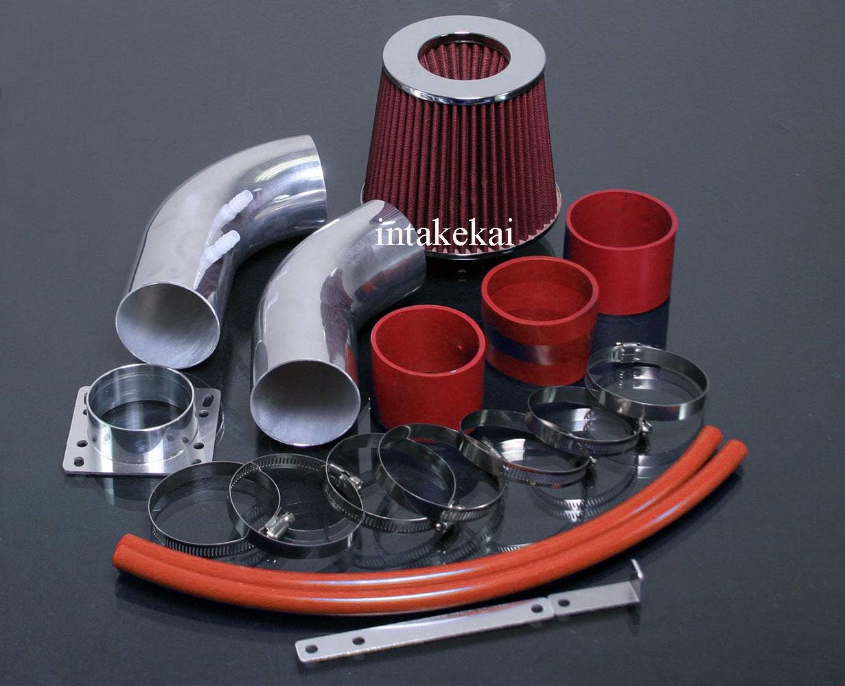 INTAKEKAI Performance Air Intake (Compatible with 1988-1995 Toyota 4runner/Tacoma/T100 Pickup V6 3.0l MODELS) (RED)
