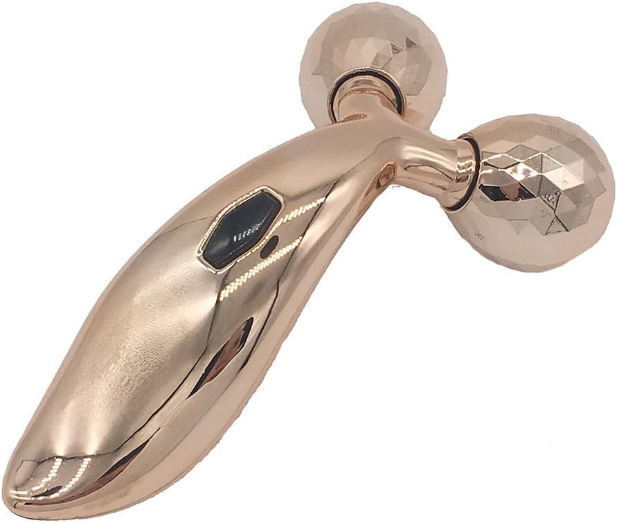 3D Roller Face Massager Face-lift Promote Skin Tightening Body Shaping and Promote the Blood Circulation Large Gold Health Kinetic