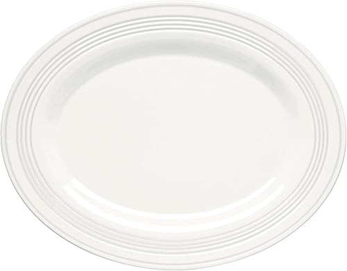 Lenox Tin Can Alley - Plato ovalado de 16 pulgadas, blanco, 3.50 libras