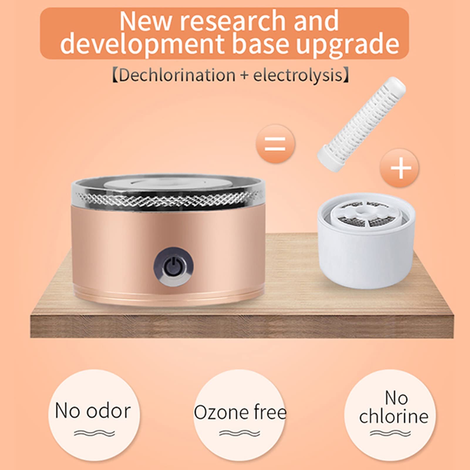 Bouteille d'eau Riche hydrogène, générateur d'eau alcaline hydrogène, ioniseur, Rechargeable par USB, Technologie SPE/PEM Portable, 3 Minutes Production d'hydrogène jusqu'à 1200-1600 PPB, Haute Con